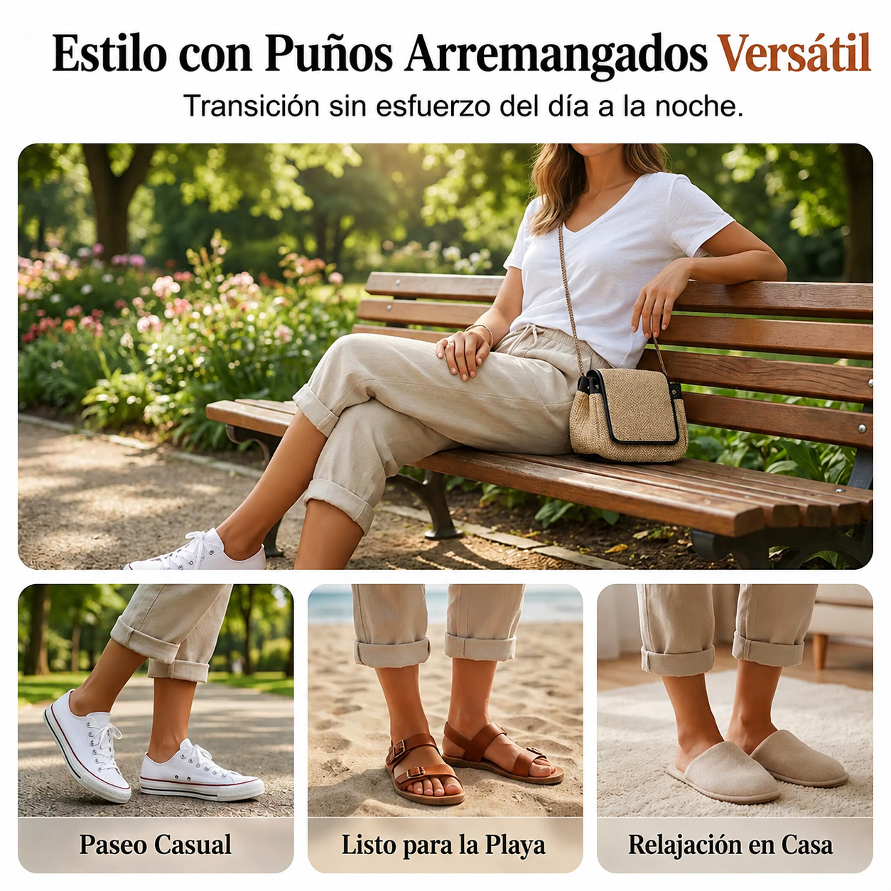 Nora – Pantalones de Algodón y Lino