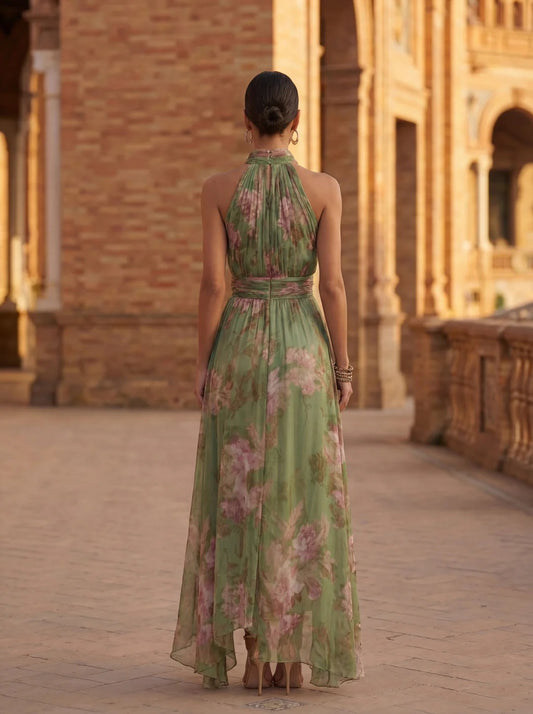 Olivia – Vestido de Gasa Floral