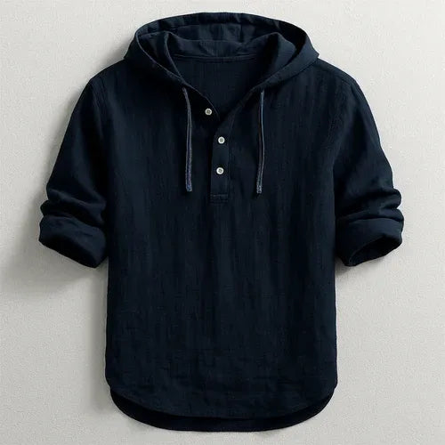 Hugo – Camisa de Lino con Capucha