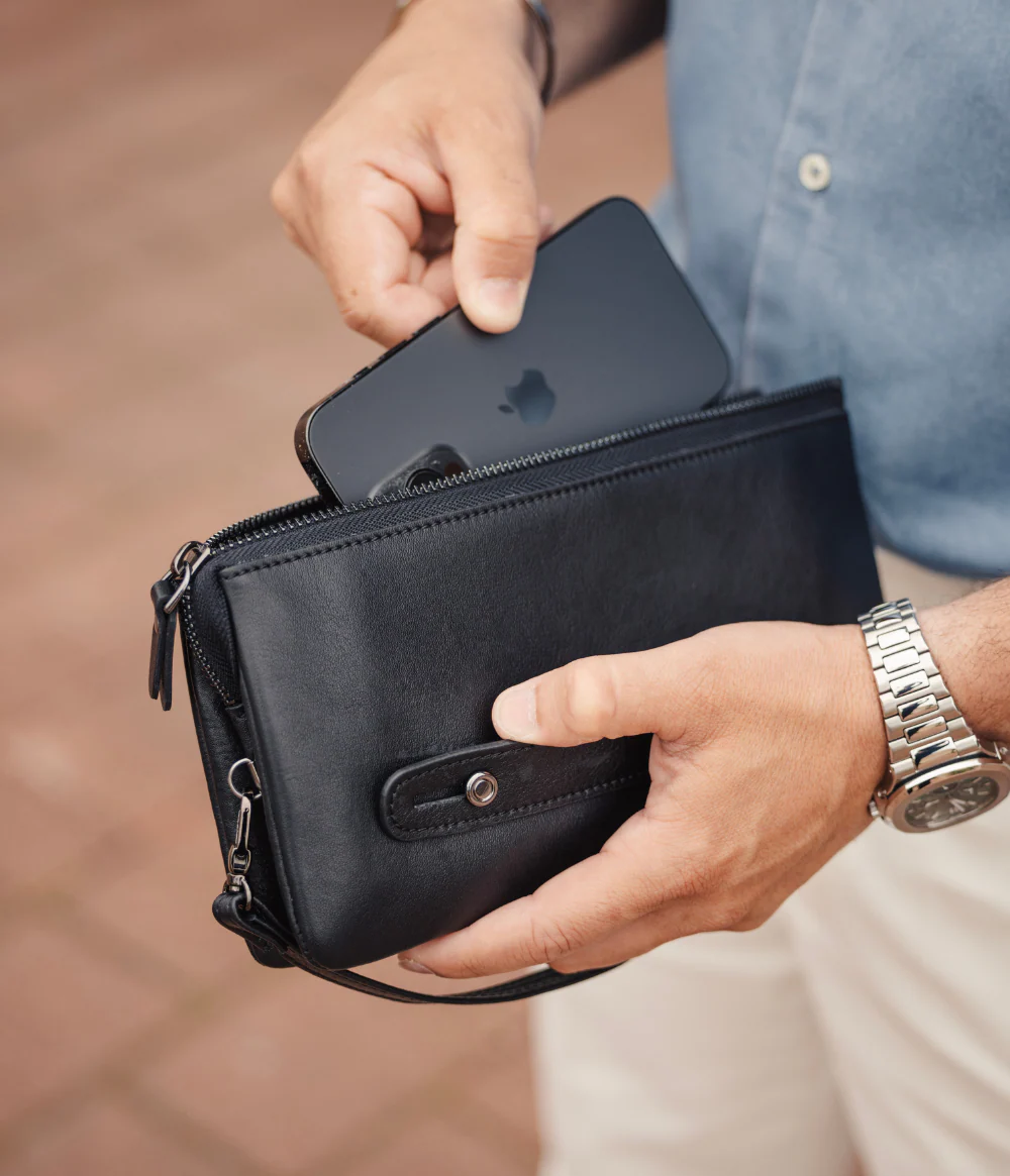 Lorenzo – Pochette de Piel Premium