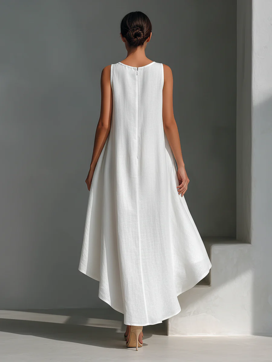 Emma – Vestido Midi de Lino