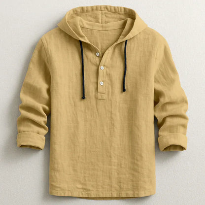 Hugo – Camisa de Lino con Capucha