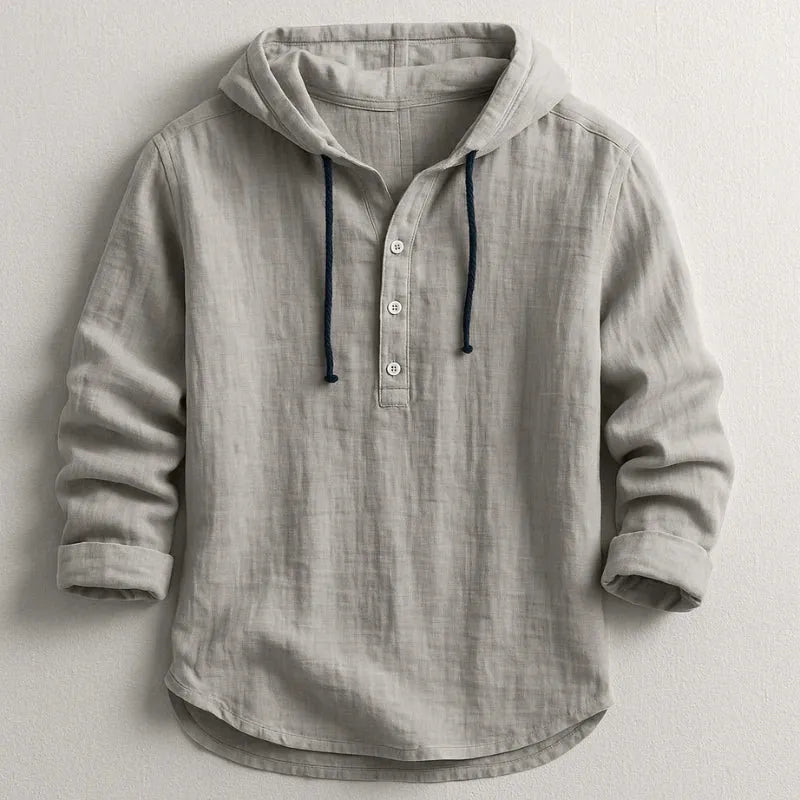 Hugo – Camisa de Lino con Capucha