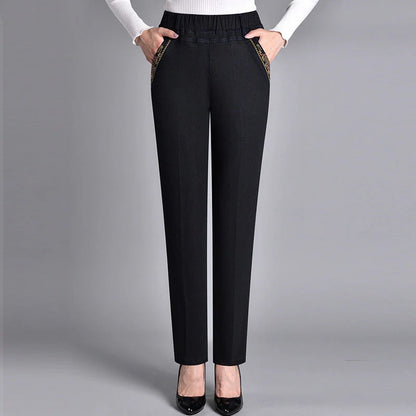 Luna – Jeans Cómodos de Cintura Elástica