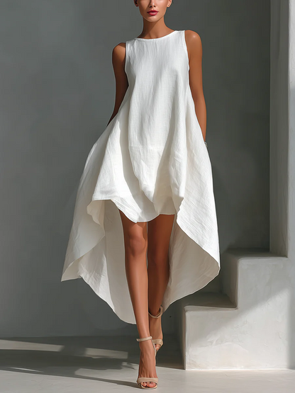 Emma – Vestido Midi de Lino