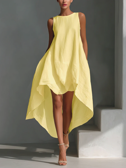 Emma – Vestido Midi de Lino