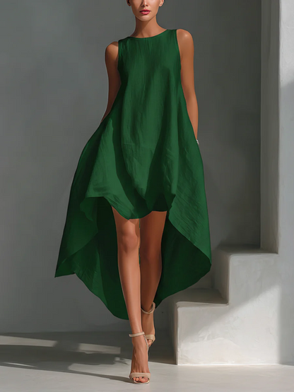 Emma – Vestido Midi de Lino