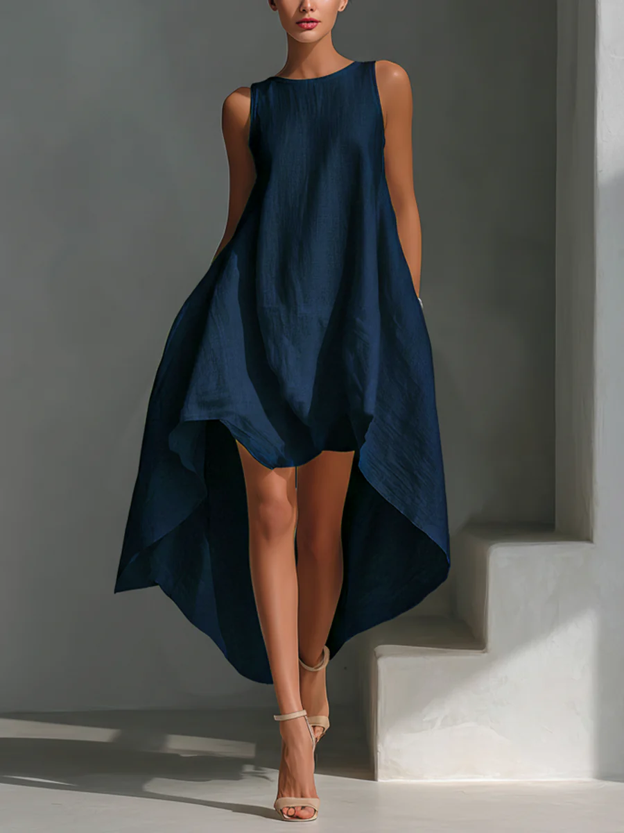 Emma – Vestido Midi de Lino