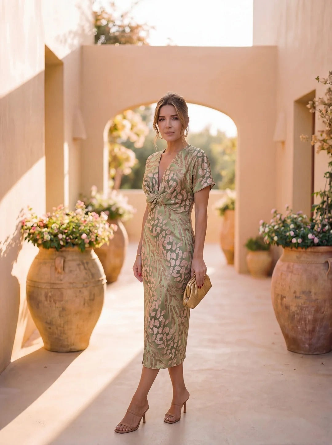 Julia - Vestido Elegante de Tejido Ligero