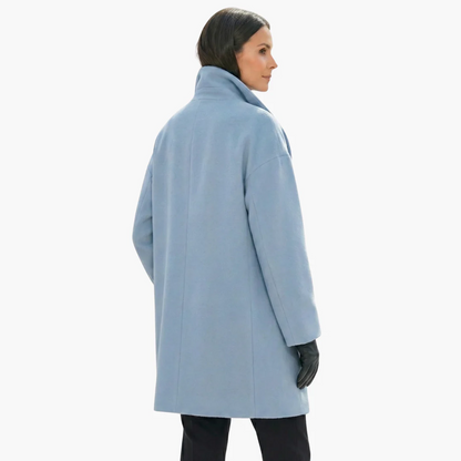 Clara – Abrigo Midi Con Cuello Amplio