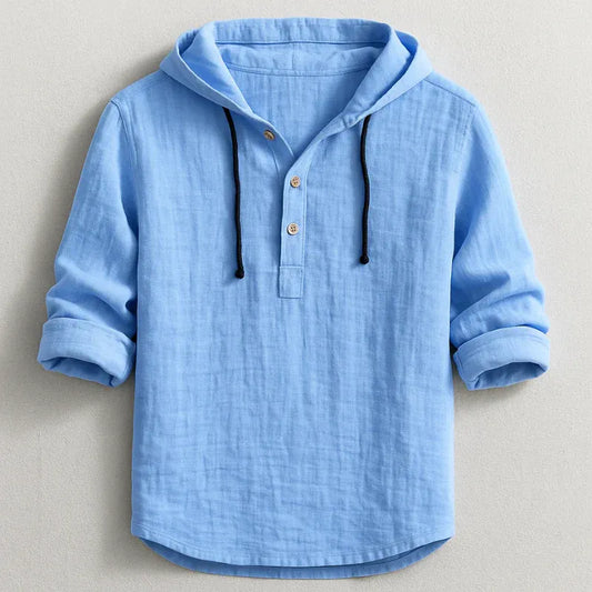 Hugo – Camisa de Lino con Capucha