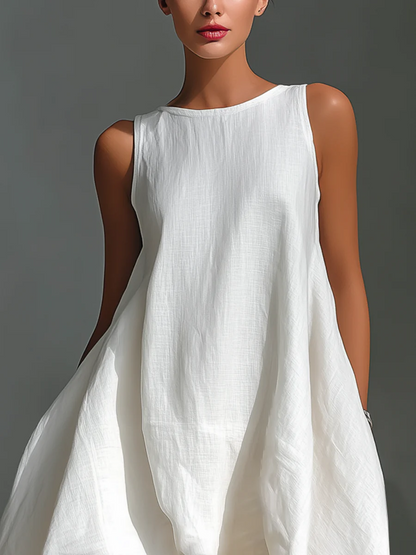 Emma – Vestido Midi de Lino